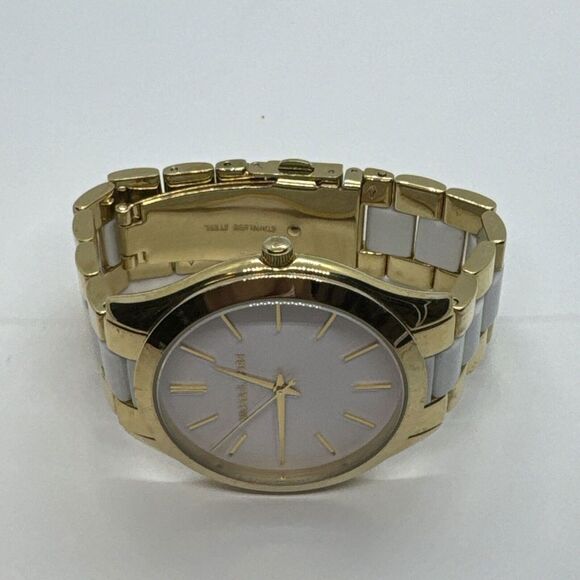 Michael Kors Slim Runway MK4295 Women\'s Two Tone Analog Dial Wrist Watch JNA302 main image 5